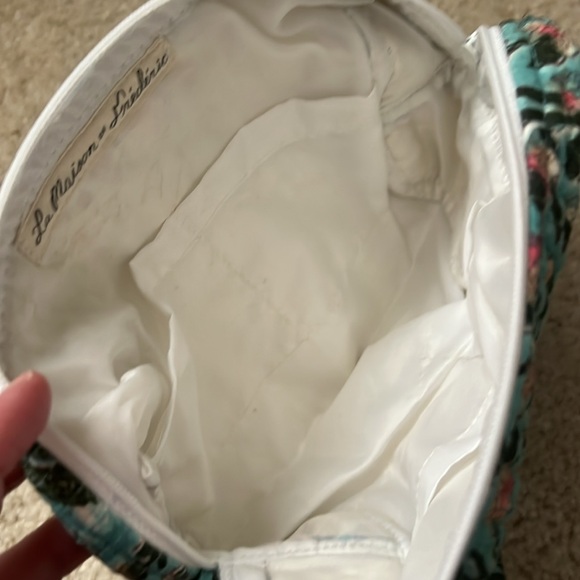 Koo De Ker Cosmetic Bag Set | Block Print | Aqua - Picture 7 of 8